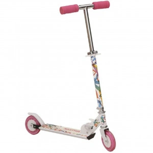 Trotineta copii cu roti din silicon NOVOKIDS™ Mania PINK, 2 roti,pliabila, maner reglabil pe inaltime,maxim 20 kg, roti silicon,frana picior, design modern, Roz