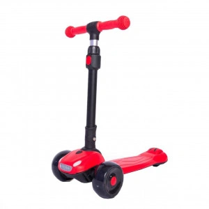 Trotineta-copii-cu-roti-luminoase-din-silicon-NOVOKIDS-Furious-cu-melodii-si-lumini-3-roti-pliabila-maner-reglabil-pe-inaltime-maxim-50-kg-faruri-luminoase-in-fata-design-modern-Rosu-cu-Negru_2