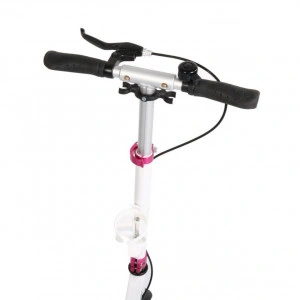 Trotineta-din-aluminiu-cu-frana-pe-disc-NOVOKIDS-Fiore-Plus-maxim-100-kg-Franare-dubla-Suspensie-dubla-Diametru-roata-200-mm-Alb-cu-Roz_2