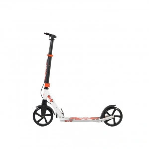Trotineta-din-aluminiu-NOVOKIDS-Spooky-Scooter-Frana-de-mana-Max.100-kg-Super-Brake-Maner-reglabil-pe-inaltime-Diametru-roata-200-mm-Alb_3