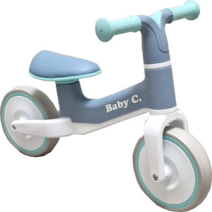 Trotineta fara pedale pentru copii Baby Care™ Balance Bike X11, Cu cosulet de depozitare, 2 Roti din spuma cauciucata EVA, Sa din piele ecologica, Maxim 30 Kg, Stabilitate mare, Design futurist, Turquoise