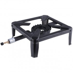 Arzator patrat (pirostrie) HouseXL® Volcano Plus, Elefant, GPL, Pentru exterior, 40X40 cm, Negru
