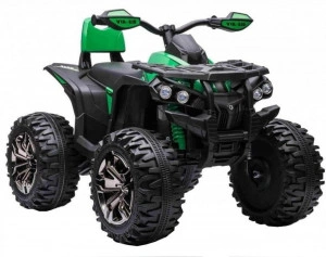 ATV-Electric-cu-acumulator-pentru-copii-NOVOKIDS-PowerQuad-PRO-Cu-melodii-si-lumini-Lungime-103-cm-3-8-ani-Max-35-kg-Roti-EVA-12V-4-motoare-Negru-cu-Verde_2