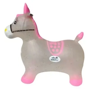 Calut-de-sarit-gonflabil-NOVOKIDS-Jumping-Donkey-Cu-sunete-si-lumini-Dimensiuni-55X50X25-cm-Pentru-interior-si-exterior-Max-50-kg-Roz-Gri-2