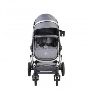 Carucior-nou-nascuti-2-in-1-NOVOKIDS-Ciarra-Silver-PRO-Cu-geanta-bebe-Cadru-Aluminiu-Amortizoare-Roti-din-cauciuc-plin-AVE-Landou-Modul-sport-Spatar-reglabil-3-trepte-Gri_1