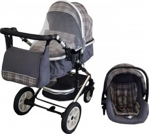 Carucior-nou-nascuti-3-in-1-Baby-Care-PRO-530-Cu-geanta-bebe-Cadru-Aluminiu-Gold-Amortizoare-Roti-din-cauciuc-plin-AVE-Landou-Scoica-auto-Spatar-reglabil-3-trepte-Plasa-insecte-Gri-Jeans-cu-Carouri_1