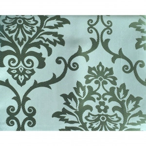 Fata de masa din Brocart (matase) cu motive florale CASA GINO ,ALB SI AURIU,125X140, masa 4 persoane
