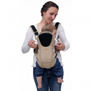 Marsupiu-ergonomic-pentru-copii-si-bebe-NOVOKIDS-Kinetic-Carrier-PRO-4-36-luni-Maxim-15-kg-Pozitie-cu-fata-si-cu-spatele-spre-parinte-Material-lavabil-moale-si-comfortabil-Crem