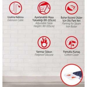 Masa-de-calcat-Premium-Harbinger-Starboard-Pentru-fier-si-statie-de-calcat-Suprafata-46X126-cm-Inaltime-80-105-cm-Multicolor_3