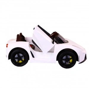 Masinuta-Electrica-cu-acumulator-pentru-copii-NOVOKIDS-Famous-Racer-Cu-telecomanda-Melodii-si-lumini-3-8-ani-Usi-cu-deschidere-Butterfly-Baterie12V-2-Viteze-lungime-114-cm-MP3-Alb