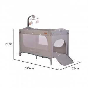 Patut-pliant-transformabil-in-tarc-copii-NOVOKIDS-Onceuponatime-NEST-62X125-cm-2-Niveluri-Jucarie-Carusel-muzical-Fermoar-acces-lateral-Gri_4