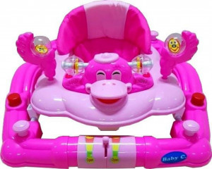Premergator-cu-sistem-de-balansare-Baby-Care-H914-roti-din-silicon-cu-melodii-Ratusca-Pliabil-ROZ_1
