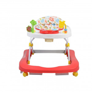 Premergator-Premium-reglabil-in-3-trepte-de-inaltime-NOVOKIDS-ZooZoo-Baby-Roti-silentioase-din-silicon-Cu-melodii-Animalute-Pliabil-Rosu_2