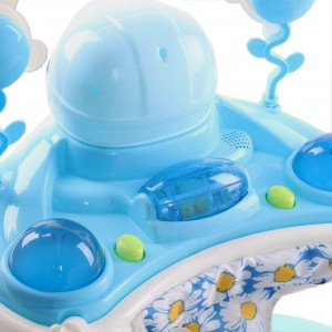 Premergator-reglabil-in-3-trepte-NOVOKIDS-Catch-The-Pigeon-cu-melodii-si-lumini-Porumbel-Pliabil-8-roti-Albastru