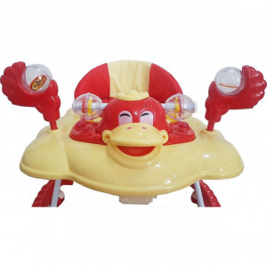 Premergator-Reglabil-in-3-Trepte-NOVOKIDS-Happy-Duck-Ratusca-Pliabil-8-Roti-Cu-Melodii-Rosu_3