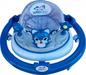 Premergator-reglabil-in-6-trepte-de-inaltime-NOVOKIDS-Happy-Kitty-Cu-melodii-Pliabil-Max-20-kg-Roti-silentioase-Model-Pisicuta-Albastru_3