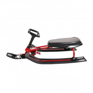 Saniuta-pentru-copii-tip-bob-NOVOKIDS-Snow-Rider-maxim-50-kg-cadru-metalic-scaun-moale-dimensiuni-80X60X40-cm-amortizor-fata-cu-cordelina-de-tras-Rosu_3