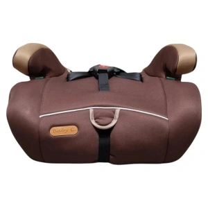 Scaun Auto 2 in 1 pentru copii Baby Care™ HC01, Transformabil in inaltator auto, 9-36 kg, Omologare R129 i-Size, Spatar detasabil, Sistem de prindere in centura de siguranta, Husa detasabila, Maron - Img 5