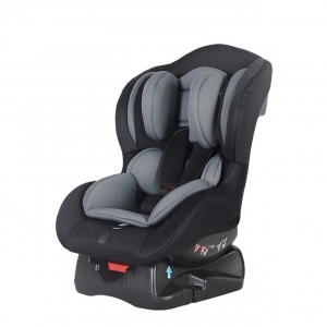 Scaun Auto 2 in 1 pentru copii NOVOKIDS™ Safety 2000, Transformabil in scoica auto, 0-18 kg, Spatar reglabil, Omologare R-129 i-Size, Centura de siguranta cu prindere in 5 puncte, Husa detasabila, Gri