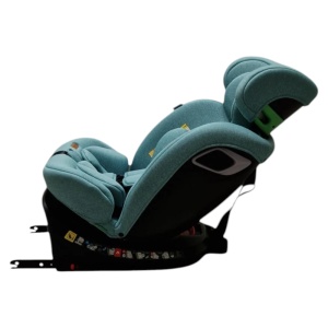 Scaun Auto cu Isofix Baby Care™ BS10P, Cu rotire 360 grade, Omologare R-129 i-Size, 0-36 kg, Tetiera reglabila, Transformabil in scoica auto, Sistem de prindere in centura de siguranta, Husa detasabila, Verde Turcoaz - Img 3