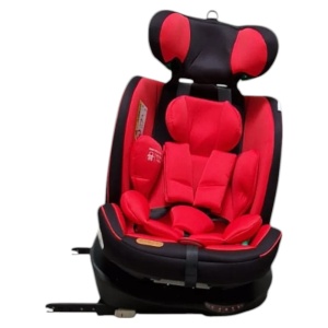 Scaun Auto cu Isofix Baby Care™ HD18, Cu rotire 360 grade, Omologare R-129 i-Size, 0-36 kg, Tetiera reglabila, Transformabil in scoica auto, Sistem de prindere in centura de siguranta, Husa detasabila, Rosu - Img 3