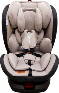 Scaun-Auto-cu-Isofix-NOVOKIDS-Safety-Seat-7000-Cu-rotire-360-grade-0-36-kg-Tetiera-reglabila-pe-inaltime-Transformabil-in-scoica-auto-Centura-de-siguranta-in-5-puncte-Husa-detasabila-Gray