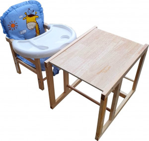 Scaun-de-masa-copii-si-bebelusi-NOVOKIDS-Wooden-Table-Chair-Albastru-1