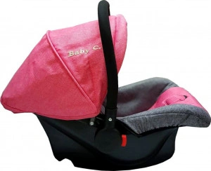 Scoica-auto-pentru-bebelusi-Baby-Care-PRO-cos-auto-maner-reglabil-captuseala-comfortabila-sistem-de-prindere-maximum-13-kilograme-Roz_1