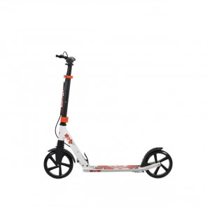 Trotineta-din-aluminiu-NOVOKIDS-Spooky-Scooter-Frana-de-mana-Max.100-kg-Super-Brake-Maner-reglabil-pe-inaltime-Diametru-roata-200-mm-Alb_1