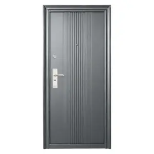 Usa metalica de exterior cu izolatie si vizor Novo Doors ND45, Deschidere Stanga Dreapta, tabla 0.7 mm, balamale si clanta incluse, toc de 7 cm, pentru case