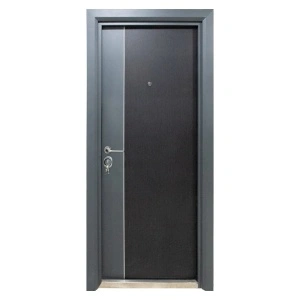 Usa metalica de exterior cu izolatie si vizor Novo Doors NDFC10001 ,deschidere stanga dreapta, 1 yala, dimensiuni multiple,tabla 12 mm, balamale si clanta incluse, toc de 7 centimetri, pentru case