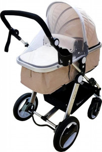 Carucior-nou-nascuti-2-in-1-Baby-Care-PRO-S535-Cadru-Aluminiu-roti-din-cauciuc-plin-landou-reversibil-Spatar-reglabil-in-3-trepte-Crem_2