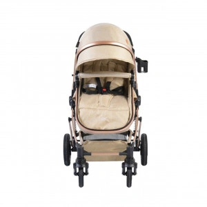 Carucior-nou-nascuti-2-in-1-NOVOKIDS-Ciarra-Gold-PRO-Cu-geanta-bebe-Cadru-Aluminiu-Amortizoare-Roti-din-cauciuc-plin-AVE-Landou-Modul-sport-Spatar-reglabil-3-trepte-Crem_2
