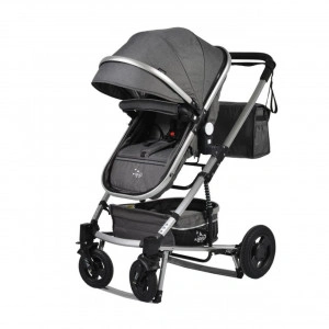 Carucior-nou-nascuti-2-in-1-NOVOKIDS-GIGI-PRO-Cu-geanta-bebe-inclusa-Roti-din-cauciuc-plin-AVE-Cadru-aluminiu-Silver-Maner-reversibil-Spatar-reglabil-in-3-trepte-Amortizoare-Frana-picior-Pliabil-Gri_2