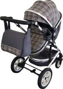 Carucior-nou-nascuti-3-in-1-Baby-Care-PRO-530-Cu-geanta-bebe-Cadru-Aluminiu-Gold-Amortizoare-Roti-din-cauciuc-plin-AVE-Landou-Scoica-auto-Spatar-reglabil-3-trepte-Plasa-insecte-Gri-Jeans-cu-Carouri_3