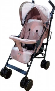 Carucior-sport-tip-umbrela-Baby-Care-PRO-803-Spatar-reglabil-in-7-trepte-pozitie-somn-Amortizoare-Frana-picior-Pliabil-Crem_2
