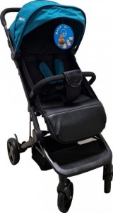 Carucior-sport-ultracompact-pentru-copii-BABY-CARE-PRO-S010-Transformabil-in-troller-Spatar-reglabil-in-3-trepte-Pozitie-somn-Turquoise