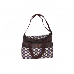 Geanta bebe NOVOKIDS™ Baby Bag atasabila la carucior, Maner detasabil, Capacitate mare, Maron