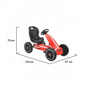 Kart-cu-pedale-pentru-copii-NOVOKIDS-Chrysler-Kart-PRO-Roti-din-cauciuc-EVA-5-8-ani-Carena-Structura-metalica-Frana-de-mana-Functie-FreeWheel-Mers-cu-spatele-Rosu-cu-Negru_2