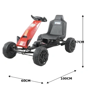 Kart cu pedale pentru copii NOVOKIDS GoKart cu roti EVA si frana