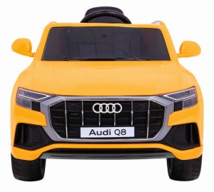 Masinuta-Electrica-cu-acumulator-pentru-copii-NOVOKIDS-Audi-Q8-Lift-Roti-din-Cauciuc-EVA-3-8-ani-Usi-cu-deschidere-Baterie12V-2-Viteze-lungime-109-cm-2-motoare-390-W-Portocaliu-Gold