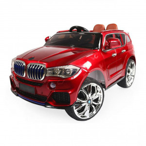 Masinuta-Electrica-cu-Roti-din-Cauciuc-NOVOKIDS-Display-LCD-cu-Redare-MP4-Desene-sau-Muzica-Scaun-de-Piele-Model-Offroad-Baterie-Performanta-12V-2-Viteze-Rosu_3
