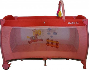 Patut-Pliant-NOVOKIDS-Baby-C-120X60-cm-transforabil-in-Tarc-Copii-2-Niveluri-Masa-infasat-detasabila-jucarii-din-plus-geanta-transport-Corai_3