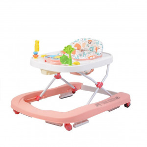 Premergator-Premium-reglabil-in-3-trepte-de-inaltime-NOVOKIDS-ZooZoo-Baby-Roti-silentioase-din-silicon-Cu-melodii-Animalute-Pliabil-Roz_3