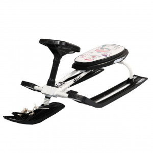Saniuta-pentru-copii-tip-bob-NOVOKIDS-Snow-Rider-maxim-50-kg-cadru-metalic-scaun-moale-dimensiuni-80X60X40-cm-amortizor-fata-cu-cordelina-de-tras-Alb_1