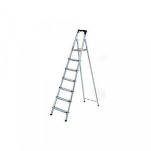 Scara Pliabila Dubla cu Platforma HouseXL™, Plianta, Metalica, Design Special Anti-Alunecare, 6+1 Trepte