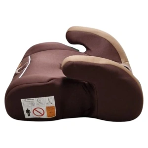 Scaun Auto 2 in 1 pentru copii Baby Care™ HC01, Transformabil in inaltator auto, 9-36 kg, Omologare R129 i-Size, Spatar detasabil, Sistem de prindere in centura de siguranta, Husa detasabila, Maron - Img 6