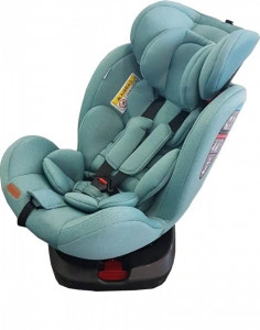 Scaun Auto cu Isofix NOVOKIDS™ Safety Seat 7000, Cu rotire 360 grade, 0-36 kg, Tetiera reglabila pe inaltime, Omologare R-129 i-Size, Transformabil in scoica auto, Centura de siguranta in 5 puncte, Husa detasabila, Turquoise