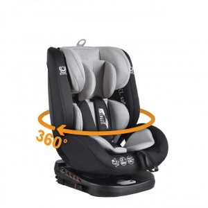 Scaun-Auto-cu-Isofix-NOVOKIDS-Serengenti-Deluxe-Rotire-360-grade-0-36-kg-Tetiera-reglabila-pe-inaltime-Centura-5-puncte-Pernuta-masina-ursulet-Gri_3