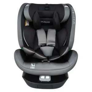 Scaun auto ISOFIX rotativ 360 NOVOKIDS Splendor HD-18 R129 i-Size 40-150 cm Gri 